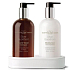 Scottish Fine Soaps Silver Sea buckthorn liquid soap dispenser 300 ml + hand milk dispenser 300 ml, duo set