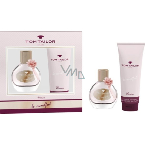 Tom Tailor Be Mindful Woman Eau de Toilette 30 ml + Shower Gel 100 ml, Gift Set