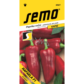 Semo Paprika annual vegetable, for field Rafael F1 hybrid 15 seeds
