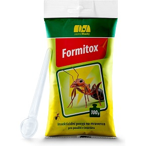 Formitox Extra insecticide for the elimination of ants, cockroaches, silverfish, flies, 100 g bag