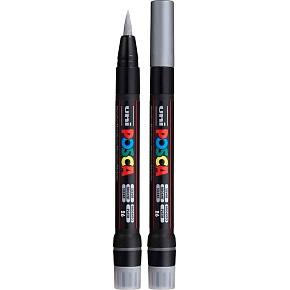 Posca Universal acrylic marker 8 mm Silver PCF-350