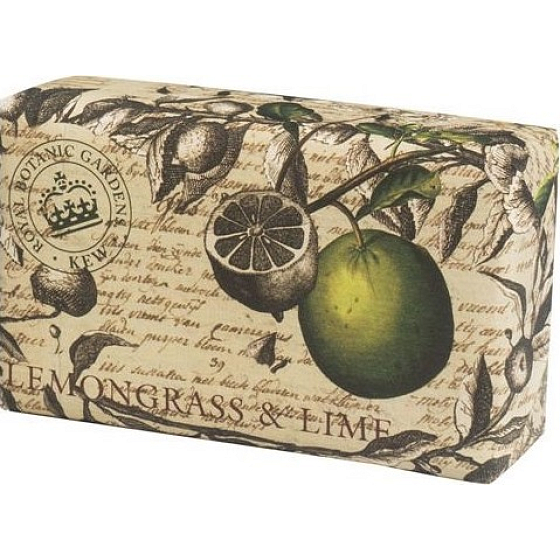 English Soap Lemongrass & Lime - Lemongrass & Lime natural perfumed toilet soap with shea butter 240 g
