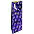 Nekupto Gift paper bag for bottle 33 x 10 x 9 cm Christmas flasks purple