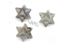 Labradorite merkaba hmatka natural stone 13 mm, stone of transformation
