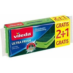 Vileda Ultra Fresh sponge high 2+1 pcs Vileda Ultra Fresh sponge high 2+1 pcs