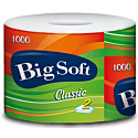 Big Soft Classic toilet paper, various colors, 2-ply, 1000 sheets, 1 piece