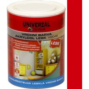 Colorlak Akrylcol Gloss V2046 waterborne glossy top coat red burnt 0.6 l