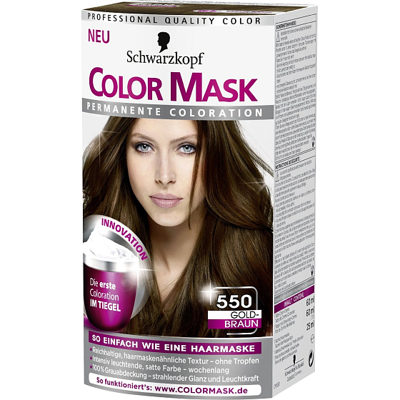 Schwarzkopf Color Mask Hair Color 550 Golden Brown