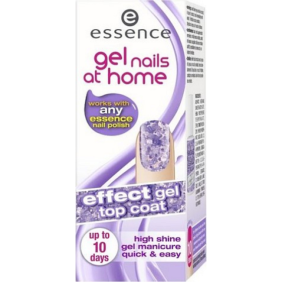 Essence Gel Top Coat Top Coat 03 Twinkle In Purple 7 ml