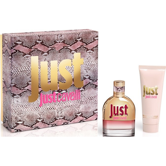 Roberto Cavalli Just Cavalli eau de toilette 50 ml + body lotion 75 ml, gift set for women
