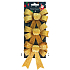 Christmas glitter gold bows 3 pieces
