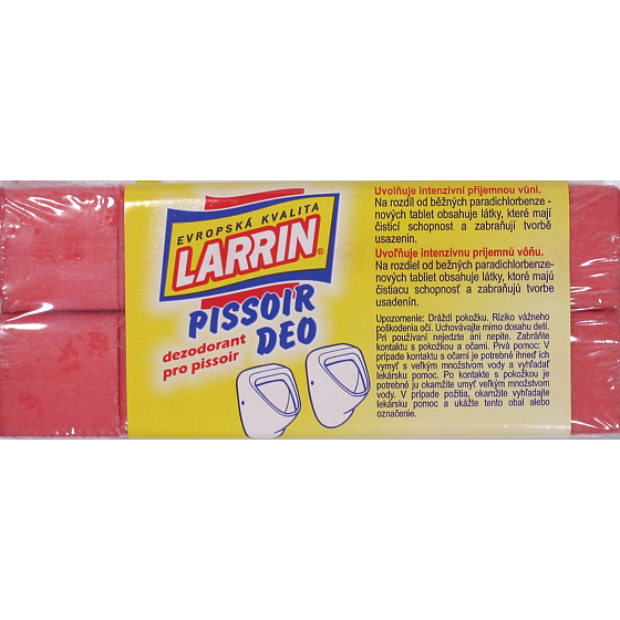 Larrin Pissoir Strawberry Deo solid roller for urinals 10 pieces 250 g