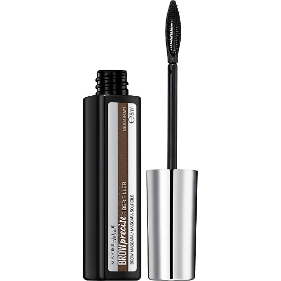 Maybelline Brow Precise Fiber Filler Filling Mascara for Eyebrows 05 Medium Brown 8 ml