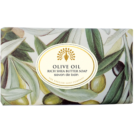 English Soap Olive Oil Natural Perfumed Soap with Shea Butter 190 g