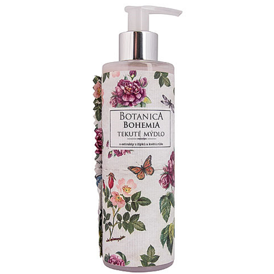 Bohemia Gifts Botanica Rosehip and rose liquid soap dispenser 250 ml