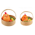 Chicks in a basket 5 cm, 2 pieces orange