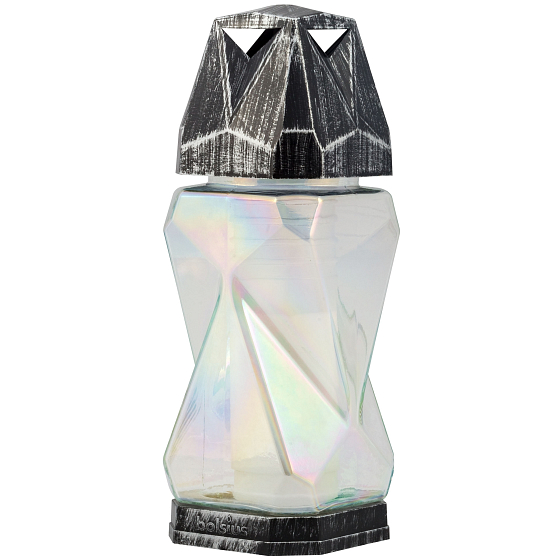 Bolsius Glass lamp large 7D square 32 cm 80 hours