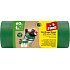 Fino Green Life recycled PE waste bags, 27 µ, 60 × 66 cm, 60 l, 18 pcs