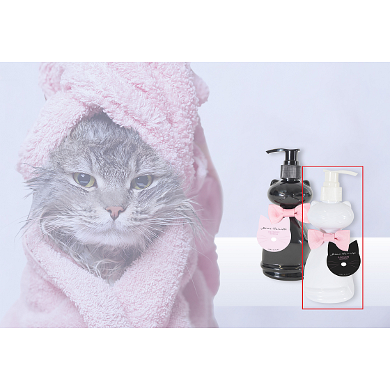 NeoCos Cat white gentle liquid soap dispenser 240 ml