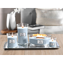 WoodWick Seaside Neroli - Coastal neroli scented candle with wooden wide wick and glass boat lid 453 g