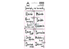 Arch Stickers for spice jars Linky Zeler 11 x 23,5 cm