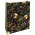 Nekupto Gift paper bag 23 x 18 x 10 cm Christmas flasks green