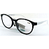 Berkeley Reading dioptric glasses +2.0 plastic black white side frames 1 piece MC2253