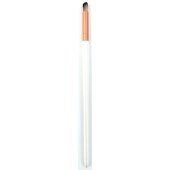 Cosmetic brush for eyeshadow round bevel Rosegold 16,5 cm