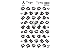 Arch Decorative Stickers Paws black 12 x 18 cm