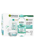 Garnier Hyaluronic Aloe Micellar Water + Daily Face Serum + Revitalizing Sheet Mask, Cosmetic Set for Women