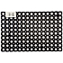 Clanax Honey doormat rubber black 40 x 60 x 2.2 cm
