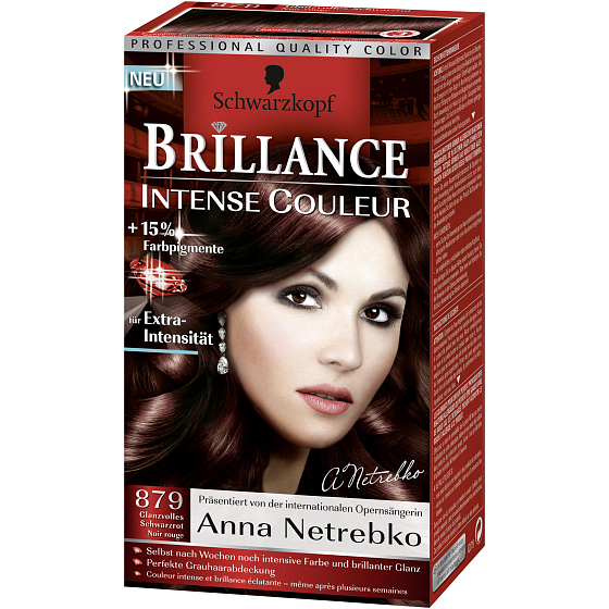 Schwarzkopf Brillance Color Creme hair color 879 black red 50 ml