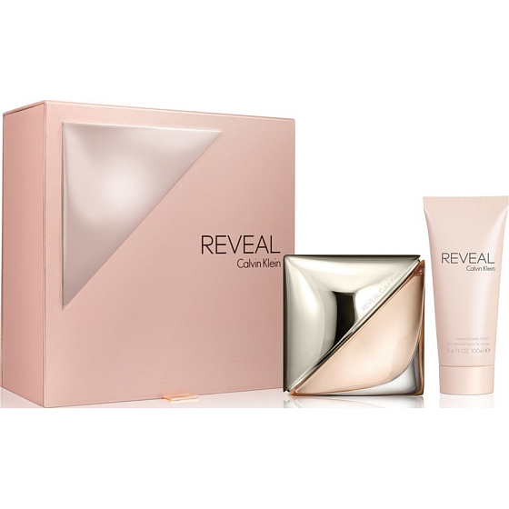 Calvin Klein Reveal perfumed water 50 ml + body lotion 100 ml, gift set