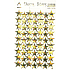 Sheet of Holographic Decorative Stickers Gold Stars 1 sheet