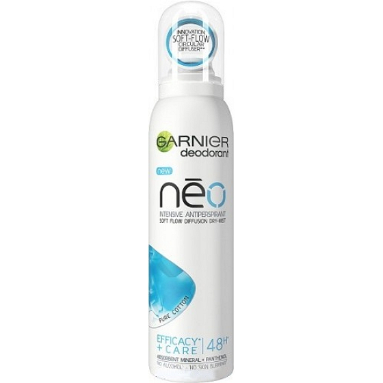 Garnier Neo Pure Cotton antiperspirant deodorant spray for women 150 ml