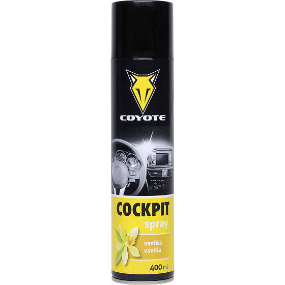Coyote Cockpit spray vanilla for interior cleaning, 400 ml