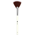 Dermacol Master Brush Fan Cosmetic Brush with synthetic bristles for highlighter, dusting D59