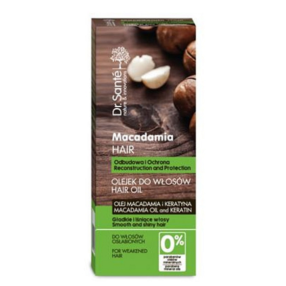 Dr. Santé Macadamia Hair Macadamia oil and keratin hair oil for weakened hair 50 ml