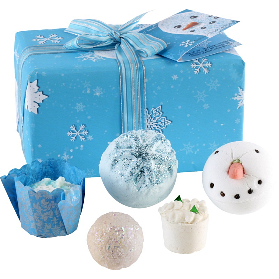Bomb Cosmetics Snow - Let It Snow Ballistic 2x160 g + ball 30 g + block 50 g + block 85 g, cosmetic set