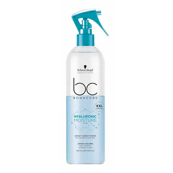 Schwarzkopf Professional BC Bonacure Hyaluronic Moisture Kick Leave-In Conditioner For Dry Hair 400 ml XXL