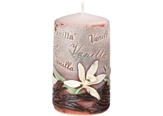 Emocio Vanilla Vanilla scented candle cylinder 60 x 110 mm