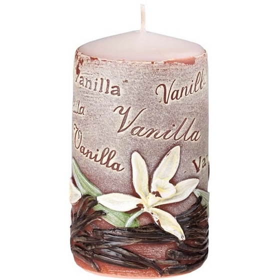Candles Vanilla Vanilla scented candle cylinder 60 x 110 mm