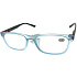 Berkeley Reading glasses +2.0 plastic light blue, black sides 1 piece MC2184
