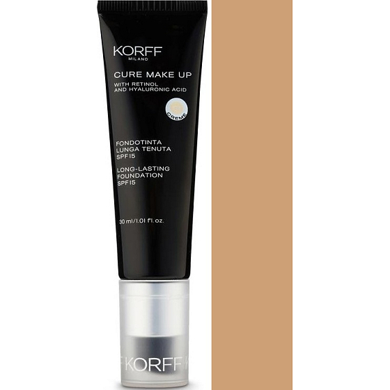 Korff Cure Make Up Long-lasting Foundation SPF15 long-lasting makeup 03 Walnut 30 ml