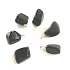 Obsidian black Trommel trailer natural stone S, approx. 2 - 2,5 cm, rescue stone