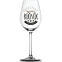 Nekupto Funny wine glass with print Exceptional vintage 440 ml