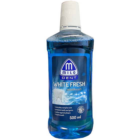 Milo Dent White Fresh Mouthwash 500 ml