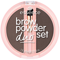 Essence Eyebrow Powder Duo Set 03 Dark 1.8 g