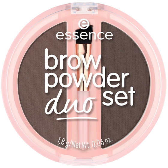 Essence Eyebrow Powder Duo Set 03 Dark 1.8 g