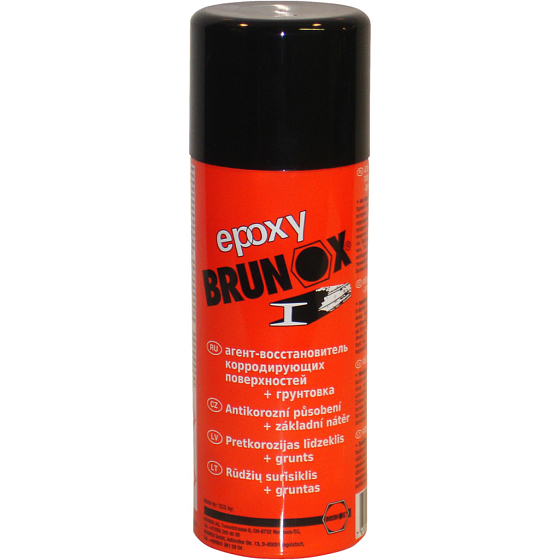 Brunox Epoxy Spray, Rust Converter, for Repairing Rusted Areas, 150 ml
